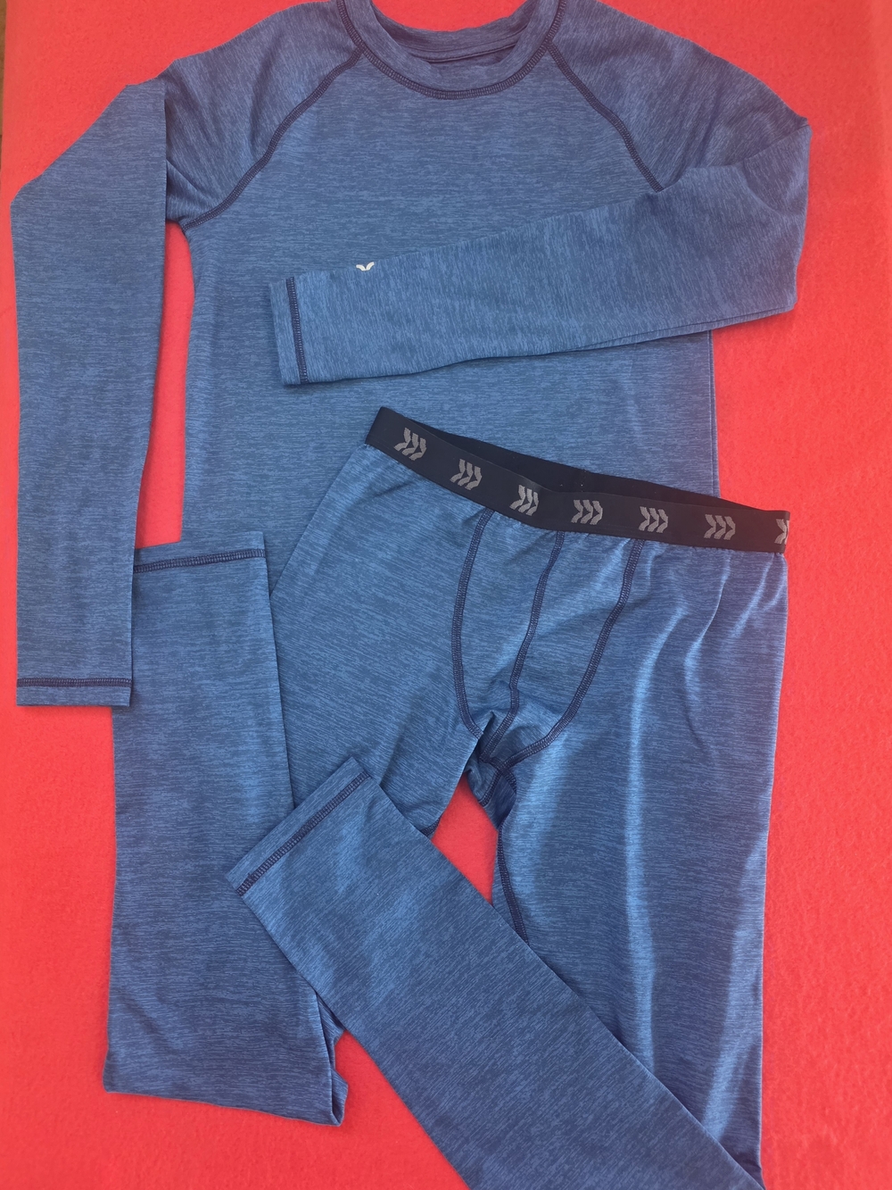 all in motion Blue Boys Thermal Base Layer Set